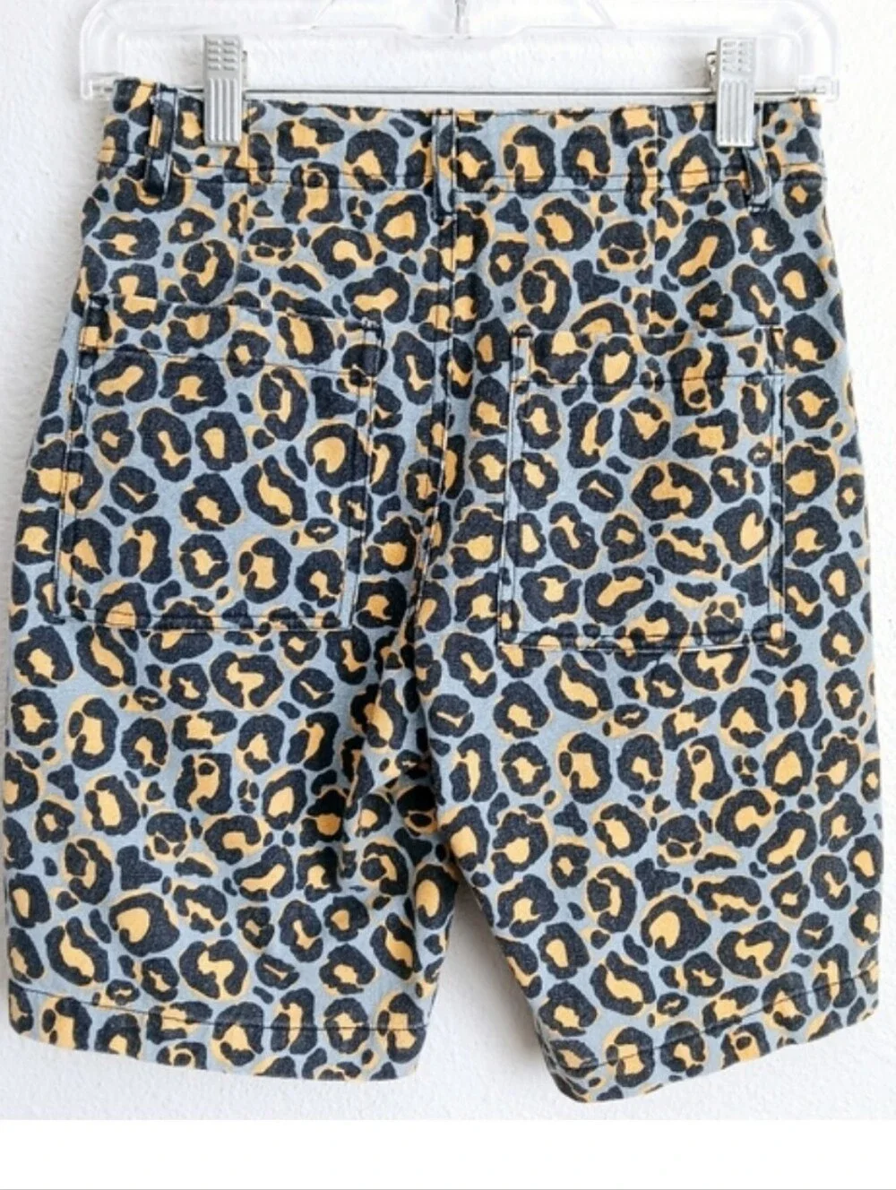 Asos Blue Leopard Shorts Size 26 Streetwear